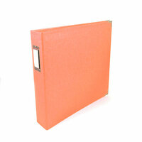 We R Memory Keepers - Classic Leather - 12 x 12 - Three Ring Albums - Coral