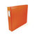 We R Memory Keepers - Classic Leather - 8.5 x 11 - Three Ring Albums - Orange Soda
