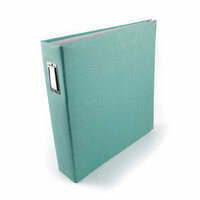 We R Memory Keepers - Linen - 12 x 12 - Three Ring Albums - Aquamarine