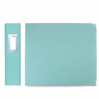 We R Memory Keepers - Linen - 8 x 8 - Three Ring Albums - Aquamarine