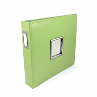 We R Memory Keepers - Classic Leather - 12 x 12 - Three Ring Albums with Window - Kiwi