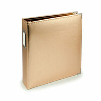 We R Memory Keepers - Classic Leather - 8.5 x 11 - Three Ring Albums - Gold