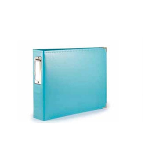 We R Memory Keepers - Albums Made Easy - Classic Leather - 4 x 6 - Two Ring Albums - Aqua