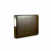 We R Memory Keepers - Albums Made Easy - Classic Leather - 4 x 6 - Two Ring Albums - Brown