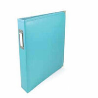 We R Memory Keepers - Albums Made Easy - Classic Leather - 6 x 12 - Three Ring Albums - Aqua