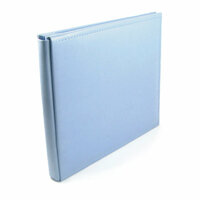 We R Memory Keepers - Classic Leather - 12x12 - Post Bound Albums - Baby Blue