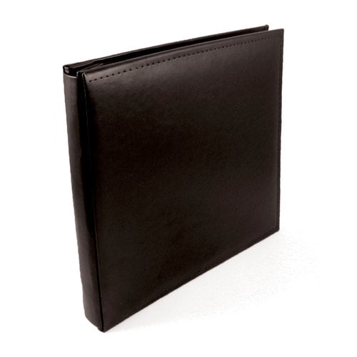 We R Memory Keepers - Classic Leather - 12 x 12 - Post Bound Albums - Black