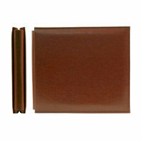 We R Memory Keepers - Classic Leather - 8x8 - Post Bound Albums - Nutmeg