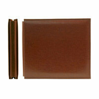 We R Memory Keepers - Classic Leather - 6x6 - Post Bound Albums - Nutmeg