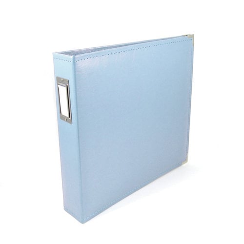 We R Memory Keepers - Classic Leather - 12x12 - Three Ring Albums - Baby Blue