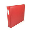 We R Memory Keepers - Classic Leather - 12x12 - Three Ring Albums - Real Red