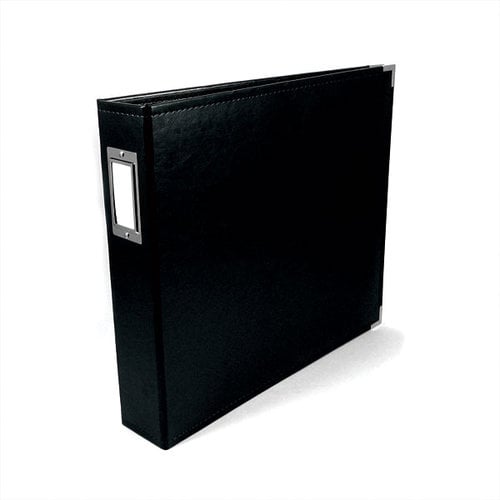 We R Memory Keepers - Classic Leather - 8.5x11 - Three Ring Albums - Black