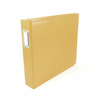 We R Memory Keepers - Classic Leather - 8.5x11 - Three Ring Albums - Buttercup