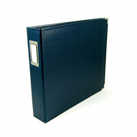 We R Memory Keepers - Classic Leather - 8.5x11 - Three Ring Albums - Navy