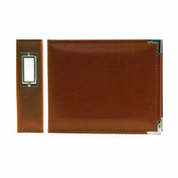 We R Memory Keepers - Classic Leather - 6x6 - Three Ring Albums - Nutmeg