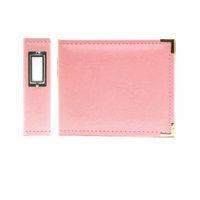 We R Memory Keepers - Classic Leather - 6x6 - Three Ring Albums - Pretty Pink