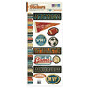We R Memory Keepers - MVP Collection - Embossed Cardstock Stickers - MVP