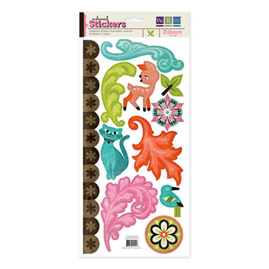 We R Memory Keepers - Tiffanys Collection - Embossed Cardstock Stickers - Tiffanys