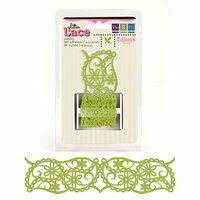 We R Memory Keepers - Tiffanys Collection - Self Adhesive Glitter Lace - Paisley, CLEARANCE