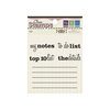We R Memory Keepers - Madame Royale Collection - Clear Acrylic Stamps - List