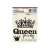 We R Memory Keepers - Madame Royale Collection - Clear Acrylic Stamps - Queen