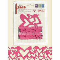We R Memory Keepers - Heart Attack Collection - Glitter Lace - Pitter Patter, CLEARANCE