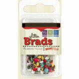 We R Memory Keepers - Heart Attack Collection - Glitter Brads, CLEARANCE