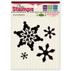 We R Memory Keepers - Merry and Bright Collection - Christmas - Clear Acrylic Stamps - Snowflakes, CLEARANCE