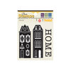 We R Memory Keepers - Twirl Collection - Clear Acrylic Stamps - Home