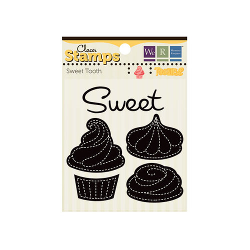 We R Memory Keepers - Twirl Collection - Clear Acrylic Stamps - Sweet Tooth