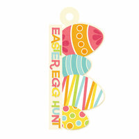 We R Memory Keepers - Hippity Hoppity Collection - Easter - Embossed Tags - Egg Hunt, BRAND NEW