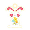 We R Memory Keepers - Hippity Hoppity Collection - Easter - Embossed Tags - Bunny, BRAND NEW