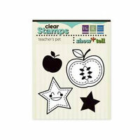 We R Memory Keepers - Show and Tell Collection - Clear Acrylic Stamps - Teachers Pet