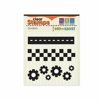 We R Memory Keepers - Out and About Collection - Clear Acrylic Stamps - Borders