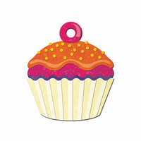 We R Memory Keepers - Funfetti Collection - Embossed Tags - Cupcake, CLEARANCE