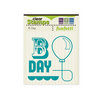 We R Memory Keepers - Funfetti Collection - Clear Acrylic Stamps - B-Day