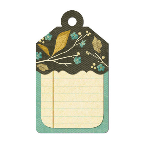 We R Memory Keepers - Merry January Collection - Embossed Tags - Branch