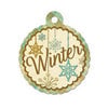 We R Memory Keepers - Merry January Collection - Embossed Tags - Winter, CLEARANCE
