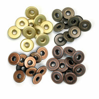 We R Makers - Eyelets - Wide - Warm Metal