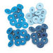 We R Memory Keepers - Eyelets - Wide - Glitter - Blue