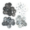 We R Memory Keepers - Eyelets - Wide - Glitter - Grey