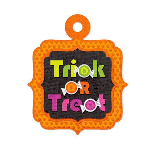 We R Memory Keepers - Embossed Tags - Trick or Treat
