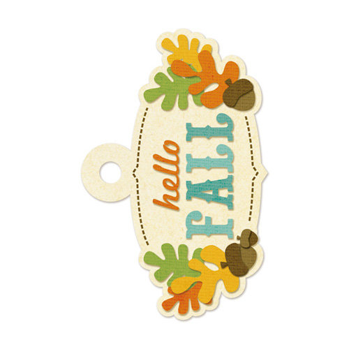 We R Memory Keepers - Embossed Tags - Hello Fall