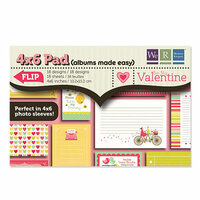 We R Memory Keepers - Be My Valentine Collection - 4 x 6 Albums Made Easy Pad