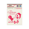 We R Memory Keepers - Be My Valentine Collection - Clear Acrylic Stamps - Cuckoo for You