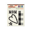 We R Memory Keepers - Family Keepsake Collection - Clear Acrylic Stamps - Mom