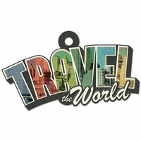 We R Memory Keepers - Travel Light Collection - Embossed Tags - Travel the World