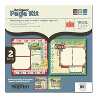 We R Memory Keepers - Travel Light Collection - 12 x 12 Designer Page Kit