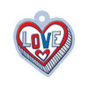 We R Memory Keepers - Yankee Doodles Collection - Embossed Tags - Heart Doodle