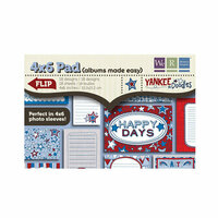 We R Memory Keepers - Yankee Doodles Collection - 4 x 6 Albums Made Easy Pad